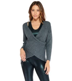 Electric Yoga Zoe Criss Cross Sweater -Beyond Yoga || Onzie || Marika Sales Store 4842867032107 stone