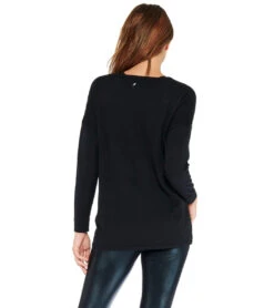 Electric Yoga Zoe Criss Cross Sweater -Beyond Yoga || Onzie || Marika Sales Store 4842867064875 black 3a