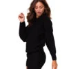 Onzie Cozy Knit Sweater Black -Beyond Yoga || Onzie || Marika Sales Store 4849580376107 black 2a