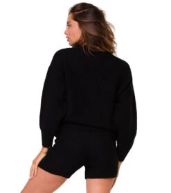 Onzie Cozy Knit Sweater Black -Beyond Yoga || Onzie || Marika Sales Store 4849580376107 black 3a