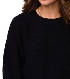 Onzie Cozy Knit Sweater Black -Beyond Yoga || Onzie || Marika Sales Store 4849580376107 black 4a