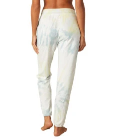 Beyond Yoga Weekend Sweatpants Mermaid Green-Limoncello Tie Dye