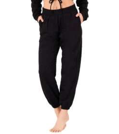 Onzie Varsity Sweatpants Black Fleece -Beyond Yoga || Onzie || Marika Sales Store 6540625641515 blackfleece