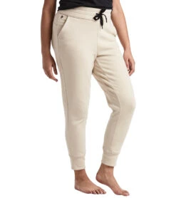 Public Rec Luxe Fleece Joggers Ivory