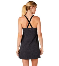 Beyond Yoga Spacedye Move It Dress Black Charcoal