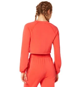 NUX Don't Stop Organic Crop Pullover Candy -Beyond Yoga || Onzie || Marika Sales Store 6570914250795 candy 3a