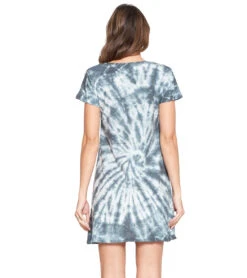 Yak & Yeti Dress Tie Dye Textured Fabric With Pockets -Beyond Yoga || Onzie || Marika Sales Store 6577629167659 gray 3a