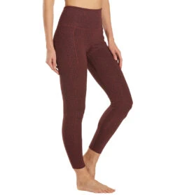 Everyday Yoga Uphold Cheetah High Waisted 7/8 Leggings With Pockets 25" 10 Everyday Yoga Uphold Cheetah High Waisted 7/8 Leggings With Pockets 25" -Beyond Yoga || Onzie || Marika Sales Store 6577630314539 burgundycheetah 2a