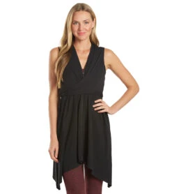 Everyday Yoga Wondrous Solid Wrap Dress 19 Everyday Yoga Wondrous Solid Wrap Dress -Beyond Yoga || Onzie || Marika Sales Store 6581670707243 black