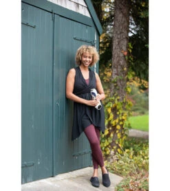 Everyday Yoga Wondrous Solid Wrap Dress 18 Everyday Yoga Wondrous Solid Wrap Dress -Beyond Yoga || Onzie || Marika Sales Store 6581670707243 black 8a