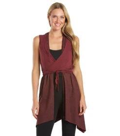 Everyday Yoga Wondrous Cheetah Wrap Dress -Beyond Yoga || Onzie || Marika Sales Store 6581670805547 burgundycheetah 7a