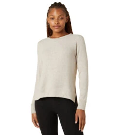 Beyond Yoga Side Slit Long Sleeve Pullover Oatmeal -Beyond Yoga || Onzie || Marika Sales Store 6582271737899 oatmeal