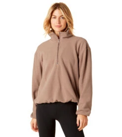 Beyond Yoga Straight Hem Quarter Zip Pullover 7 Beyond Yoga Straight Hem Quarter Zip Pullover -Beyond Yoga || Onzie || Marika Sales Store 6582272360491 sepiabrown