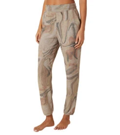 Beyond Yoga Printed Easy Weekend Sweatpant Natural Marble -Beyond Yoga || Onzie || Marika Sales Store 6582272589867 naturalmarble 4a