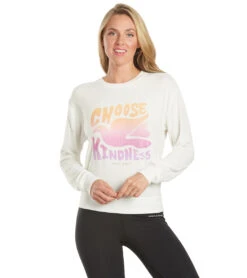 Spiritual Gangster Kindness Crew Neck Savasana Stone -Beyond Yoga || Onzie || Marika Sales Store 6592059080747 stone
