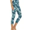 Marika Kris Tie Dye Capri Blue Spruce Ripple Tie Dye 1 Marika Kris Tie Dye Capri Blue Spruce Ripple Tie Dye -Beyond Yoga || Onzie || Marika Sales Store 6603549245483 bluesprucerippletiedye 2a