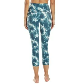 Marika Kris Tie Dye Capri Blue Spruce Ripple Tie Dye -Beyond Yoga || Onzie || Marika Sales Store 6603549245483 bluesprucerippletiedye 3a