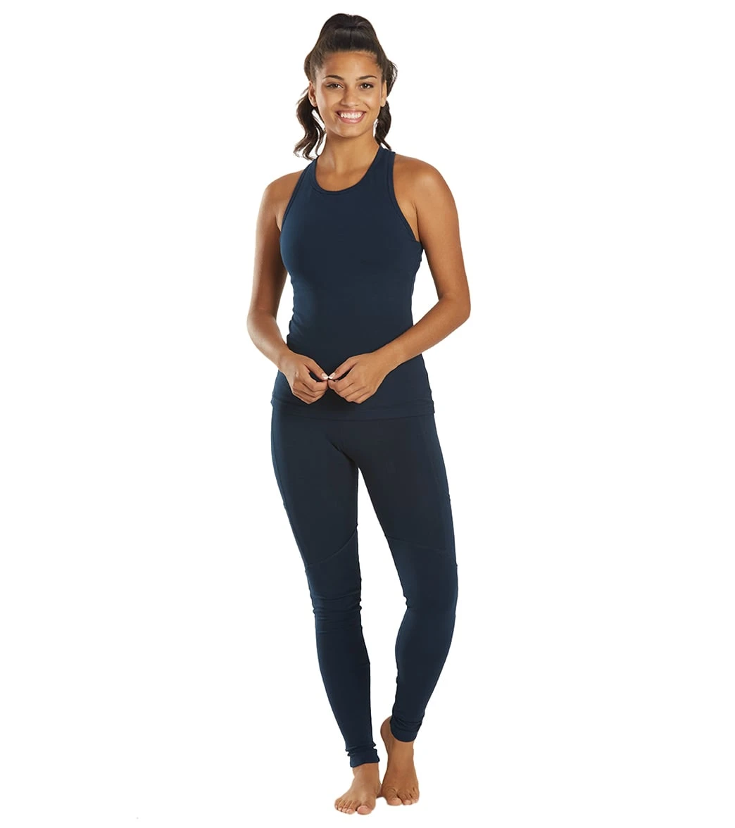 Hard Tail Cargo Pocket High Rise Yoga Leggings Past Midnight Blue 5 Hard Tail Cargo Pocket High Rise Yoga Leggings Past Midnight Blue - Image 3