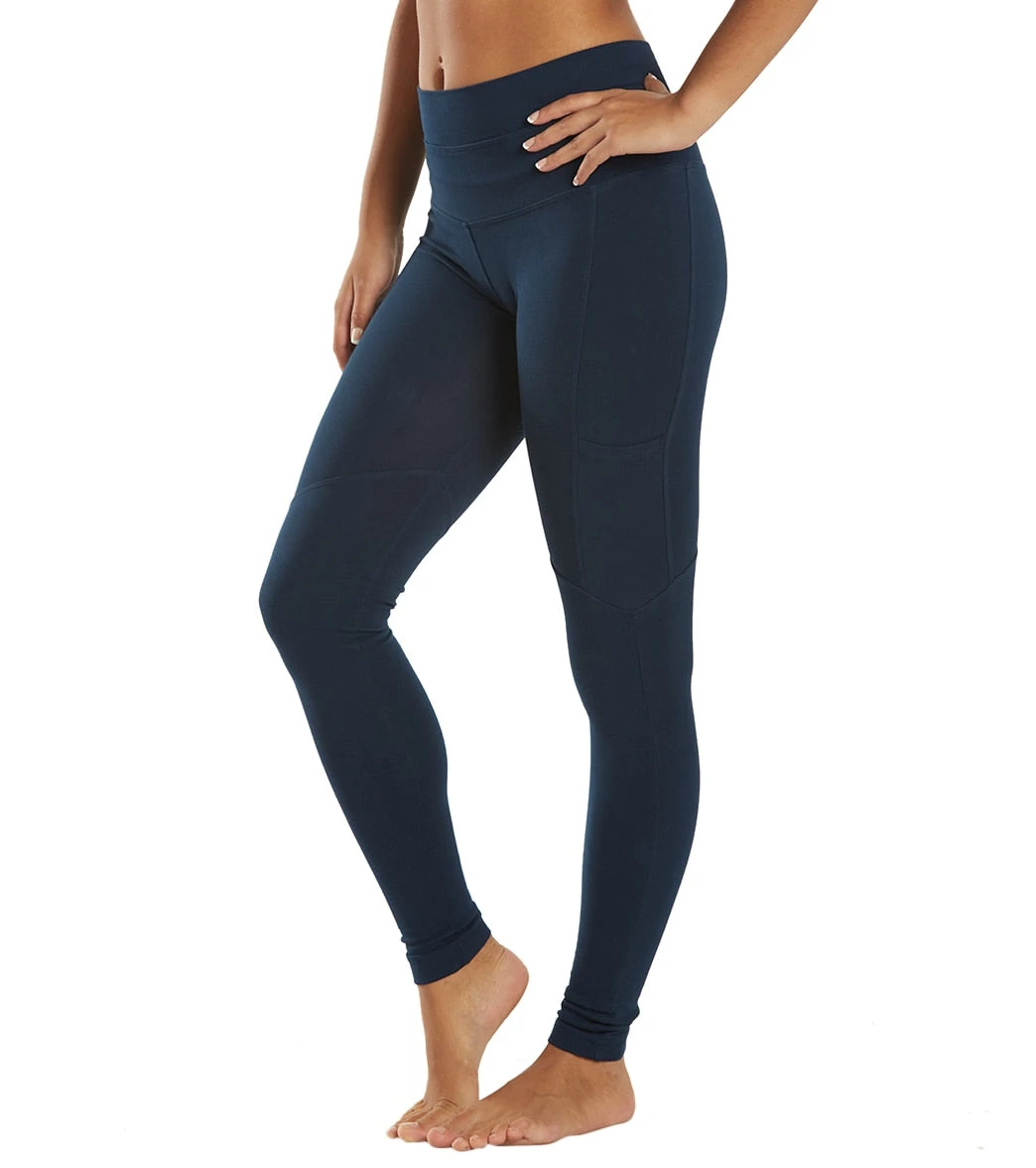 Hard Tail Cargo Pocket High Rise Yoga Leggings Past Midnight Blue 6 Hard Tail Cargo Pocket High Rise Yoga Leggings Past Midnight Blue - Image 4