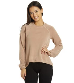 NUX Sleek Sweat Pullover Dune -Beyond Yoga || Onzie || Marika Sales Store 6611848495147 dune