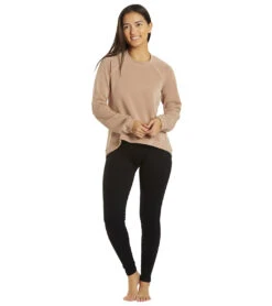 NUX Sleek Sweat Pullover Dune -Beyond Yoga || Onzie || Marika Sales Store 6611848495147 dune 4a
