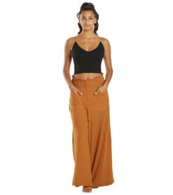 Free People Blissed Out Wide Leg Pants Toasted Coconut -Beyond Yoga || Onzie || Marika Sales Store 6619173617707 toastedcoconut 4a