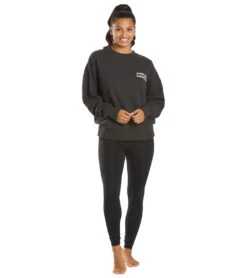Spiritual Gangster Ok Relaxed Crewneck Pullover Vintage Black -Beyond Yoga || Onzie || Marika Sales Store 6621246292011 vintageblack 4a