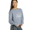 Spiritual Gangster Gratitude Mazzy Pullover Sweatert Blue Ash -Beyond Yoga || Onzie || Marika Sales Store 6622572773419 blueash 2a