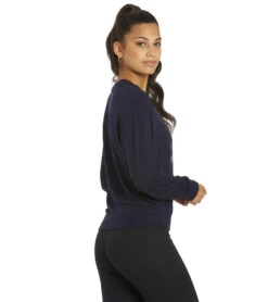 Spiritual Gangster Zodiac Crew Neck Savasana Pullover Night -Beyond Yoga || Onzie || Marika Sales Store 6629892325419 night 3a