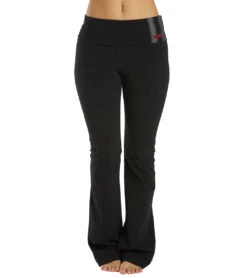 Hard Tail Double Sport Stripe Bootleg Flare Pant -Beyond Yoga || Onzie || Marika Sales Store 6637055737899 black