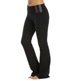 Hard Tail Double Sport Stripe Bootleg Flare Pant -Beyond Yoga || Onzie || Marika Sales Store 6637055737899 black 5a
