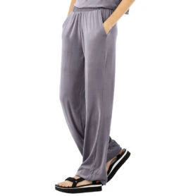 Bella + Canvas Velour Cult Pant Chess Grey