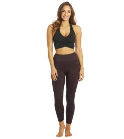 Marika High Waisted Printed Leggings -Beyond Yoga || Onzie || Marika Sales Store 6653613932587 heatherwildplum 4a
