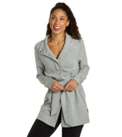 Varley Anset Jacket Light Grey Marl -Beyond Yoga || Onzie || Marika Sales Store 6707211436075 lightgreymarl 4a