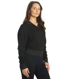 NUX Terry Pull-Over -Beyond Yoga || Onzie || Marika Sales Store 6758570459179 black 2a