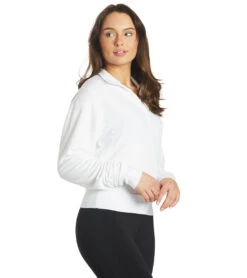 NUX Terry Pull-Over -Beyond Yoga || Onzie || Marika Sales Store 6758570623019 white 2a