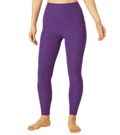 Beyond Yoga Spacedye Out Of Pocket High Waisted 7/8 Yoga Leggings Purple Dahlia Heather -Beyond Yoga || Onzie || Marika Sales Store 6779746648107 purpledahliaheather