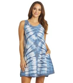 Yak & Yeti Tie Dye Boho Dress -Beyond Yoga || Onzie || Marika Sales Store 6823872462891 blue 1a