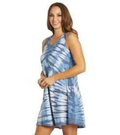 Yak & Yeti Tie Dye Boho Dress -Beyond Yoga || Onzie || Marika Sales Store 6823872462891 blue 5a 1
