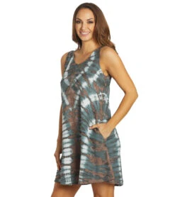 Yak & Yeti Tie Dye Boho Dress -Beyond Yoga || Onzie || Marika Sales Store 6823872495659 grey 5a