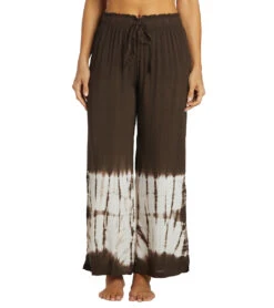 Yak & Yeti Bohemian Tie Dye Split Pants Brown -Beyond Yoga || Onzie || Marika Sales Store 6823872659499 brown