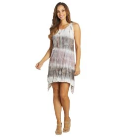 Yak & Yeti Tie Dye Boho Patchwork Dress Purple -Beyond Yoga || Onzie || Marika Sales Store 6823872856107 purple 4a 1