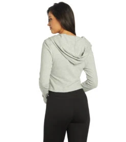 Free People Kadi Shrunken Hoodie Heather Grey -Beyond Yoga || Onzie || Marika Sales Store 6846725750827 heathergrey 3a