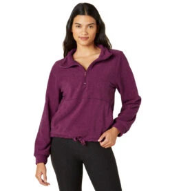 Beyond Yoga New Terrain Pullover -Beyond Yoga || Onzie || Marika Sales Store 6852269735979 heathereddarkbeet 1a