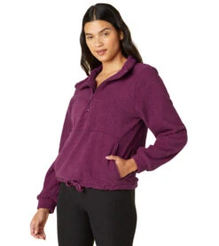 Beyond Yoga New Terrain Pullover -Beyond Yoga || Onzie || Marika Sales Store 6852269735979 heathereddarkbeet 2a
