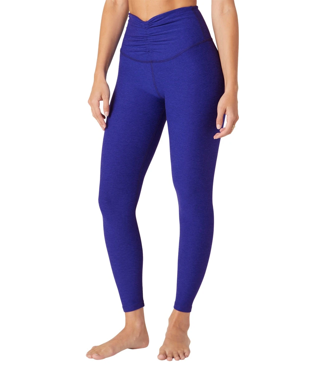 Beyond Yoga Spacedye Centered Midi Leggings Sapphire Blue Heather 3 Beyond Yoga Spacedye Centered Midi Leggings Sapphire Blue Heather