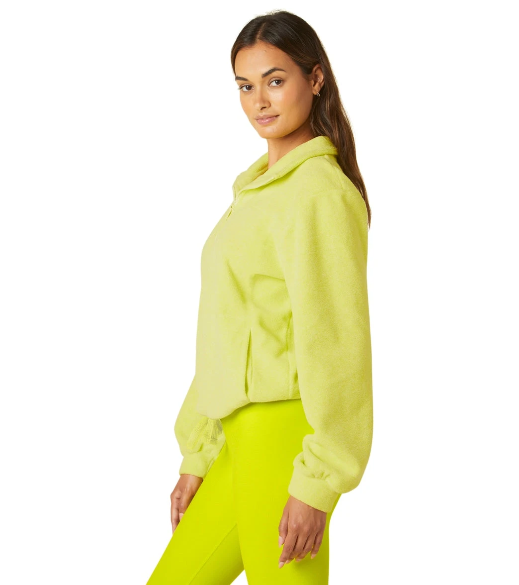 Beyond Yoga New Terrain Pullover True Chartreuse 5 Beyond Yoga New Terrain Pullover True Chartreuse - Image 3