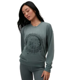 Spiritual Gangster Stargaze Relaxed Savasana Sweatshirt Winter Thyme -Beyond Yoga || Onzie || Marika Sales Store 6989236830251 winterthyme 4a
