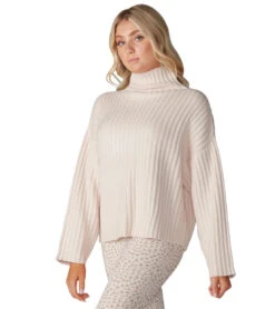Tavi Alpine Mock Neck Sweater Dune -Beyond Yoga || Onzie || Marika Sales Store 7004874637355 dune