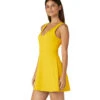 Beyond Yoga Spacedye Movement Dress Yellow Flower Heather